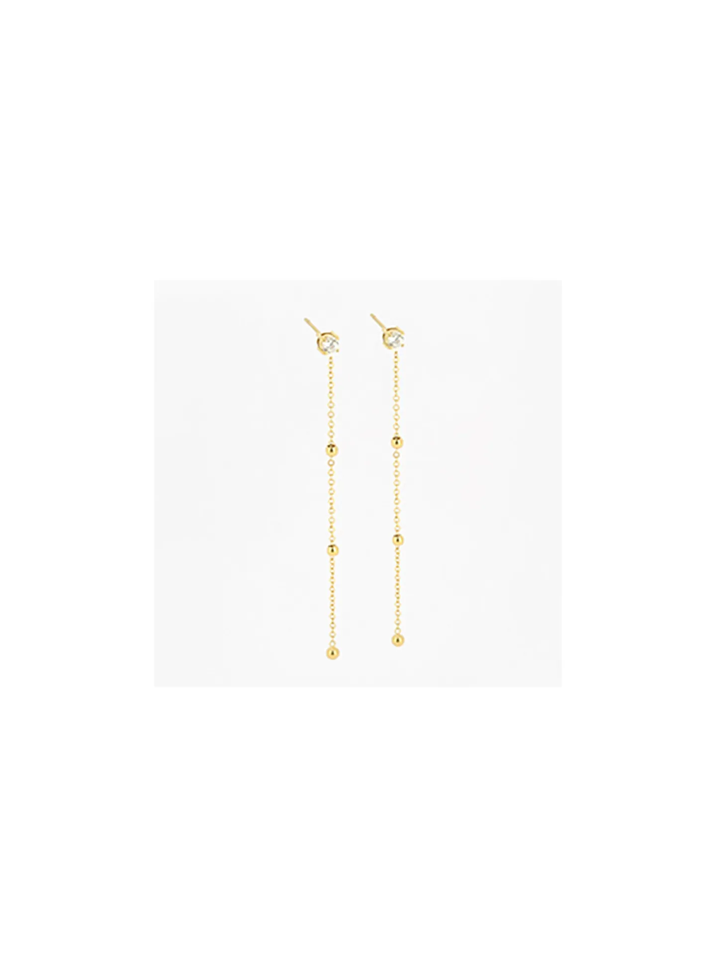 Boucles d'oreilles Zag Bijoux Soho acier doré
