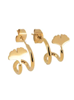 Boucles d'oreilles Zag Bijoux acier doré