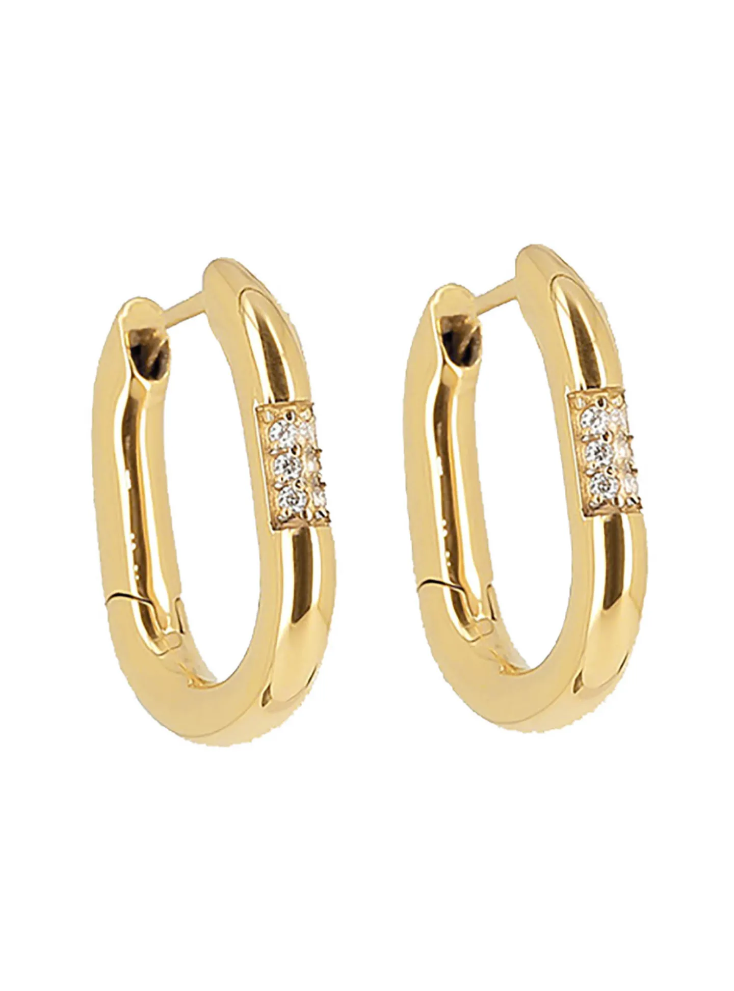 Boucles d'oreilles Zag Bijoux Johanna acier oxydes