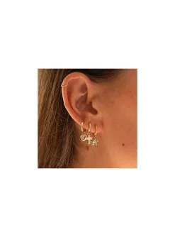 Boucles d'oreilles Zag Bijoux Polaris acier doré