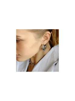 Boucles d'oreilles Zag Bijoux Chantal acier
