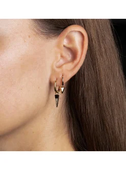 Boucles d'oreilles Zag Bijoux Maipu acier doré
