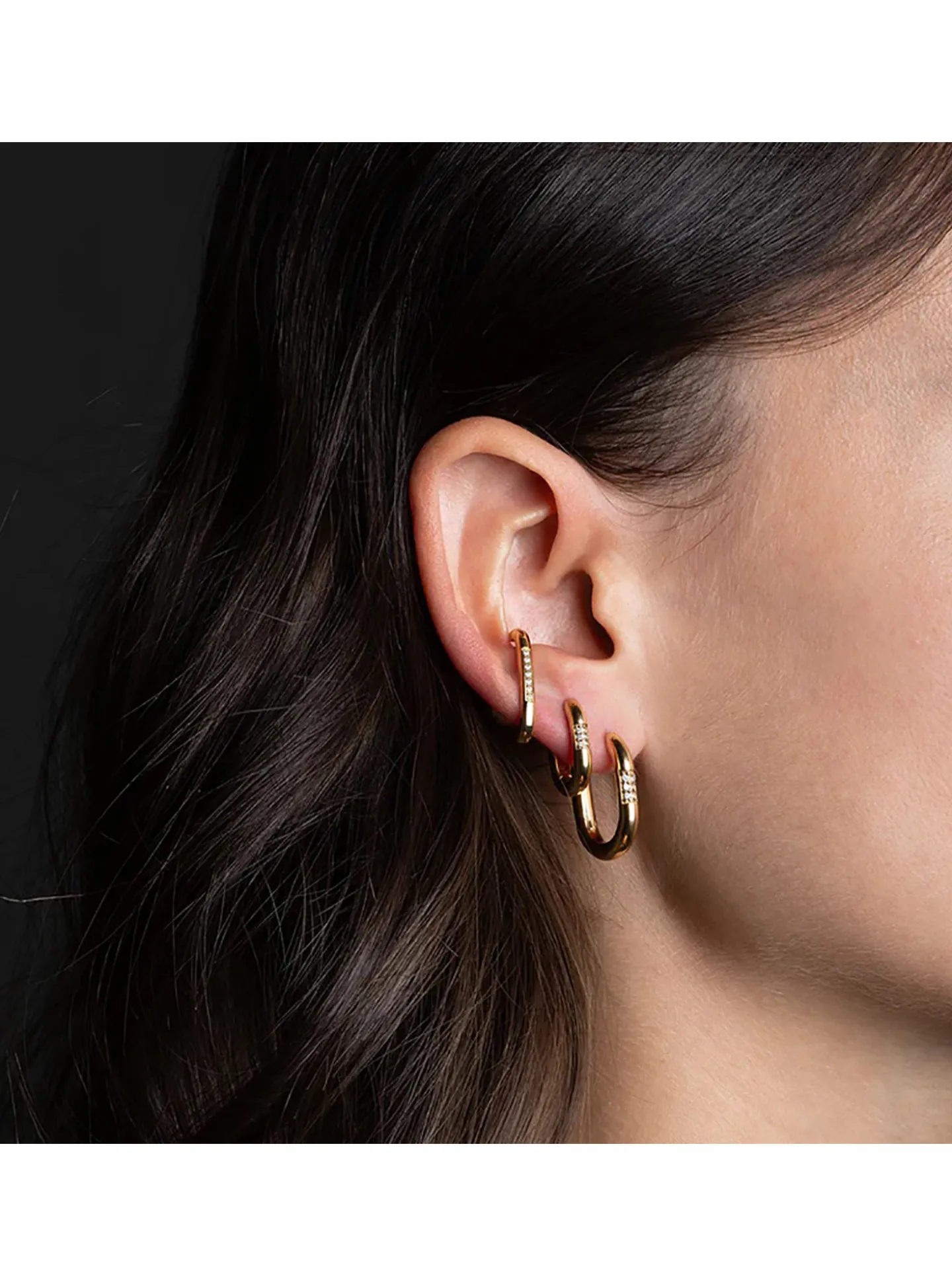 Boucles d'oreilles Zag Bijoux Johanna acier oxydes
