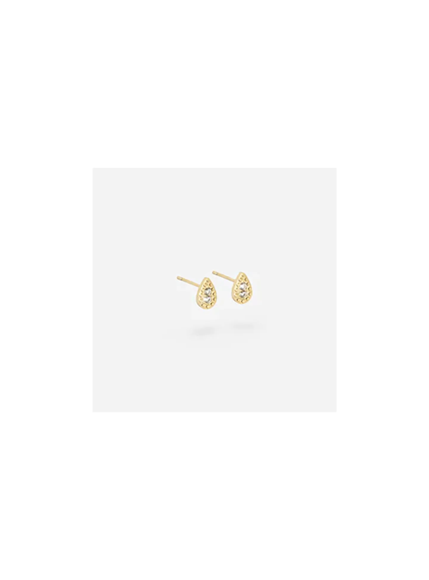 Boucles d'oreilles Zag Bijoux Tear acier doré