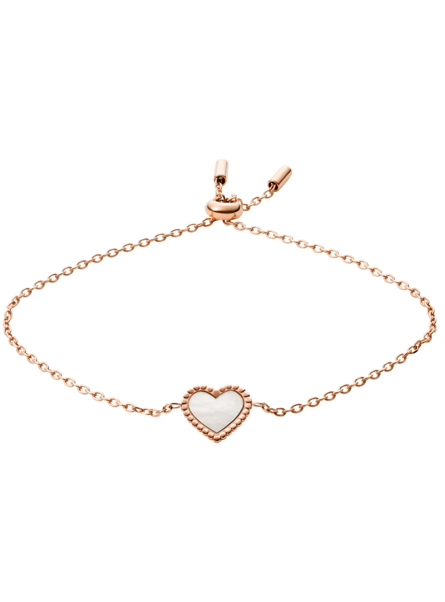 Bracelet à chaîne Fossil I Heart You