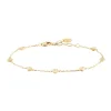 Bracelet Agatha Adorée argent doré coeurs oxydes