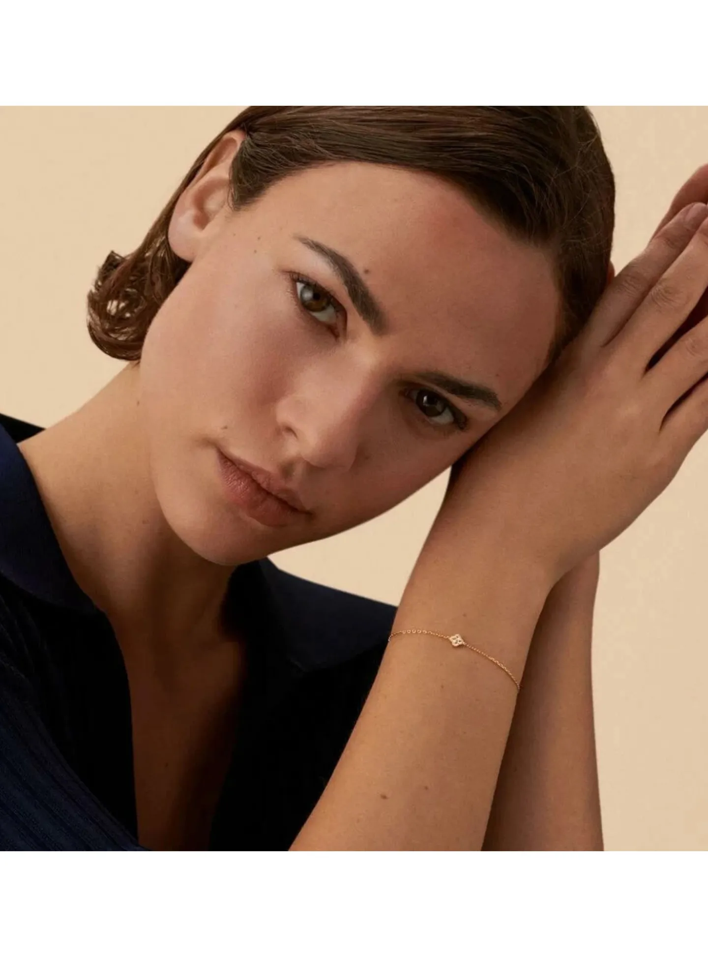 Bracelet Agatha Beloved argent doré fleur