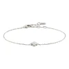 Bracelet Agatha Felicite argent rhodié trèfle
