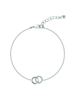 Bracelet Agatha Rondou argent entrelacé oxydes