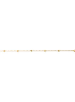 Bracelet Brillaxis 5 boules or jaune 9 carats