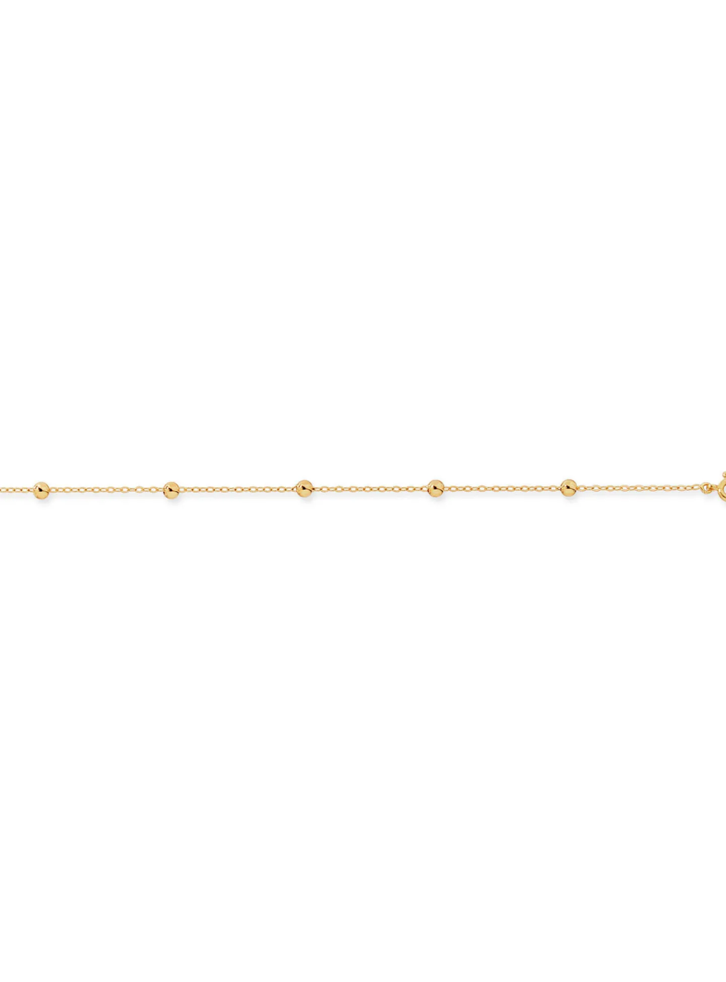 Bracelet Brillaxis 5 boules or jaune 9 carats