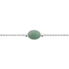 Bracelet Brillaxis argent quartzite verte