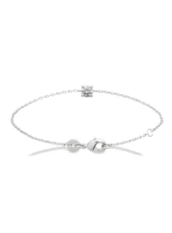 Bracelet Brillaxis argent solitaire oxyde 5 mm