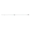 Bracelet Brillaxis argent rhodié petit coeur