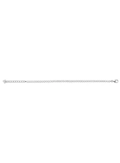 BRACELET BRILLAXIS ARGENT RHODIE_x005f_x000D_Oxydes de zirconium