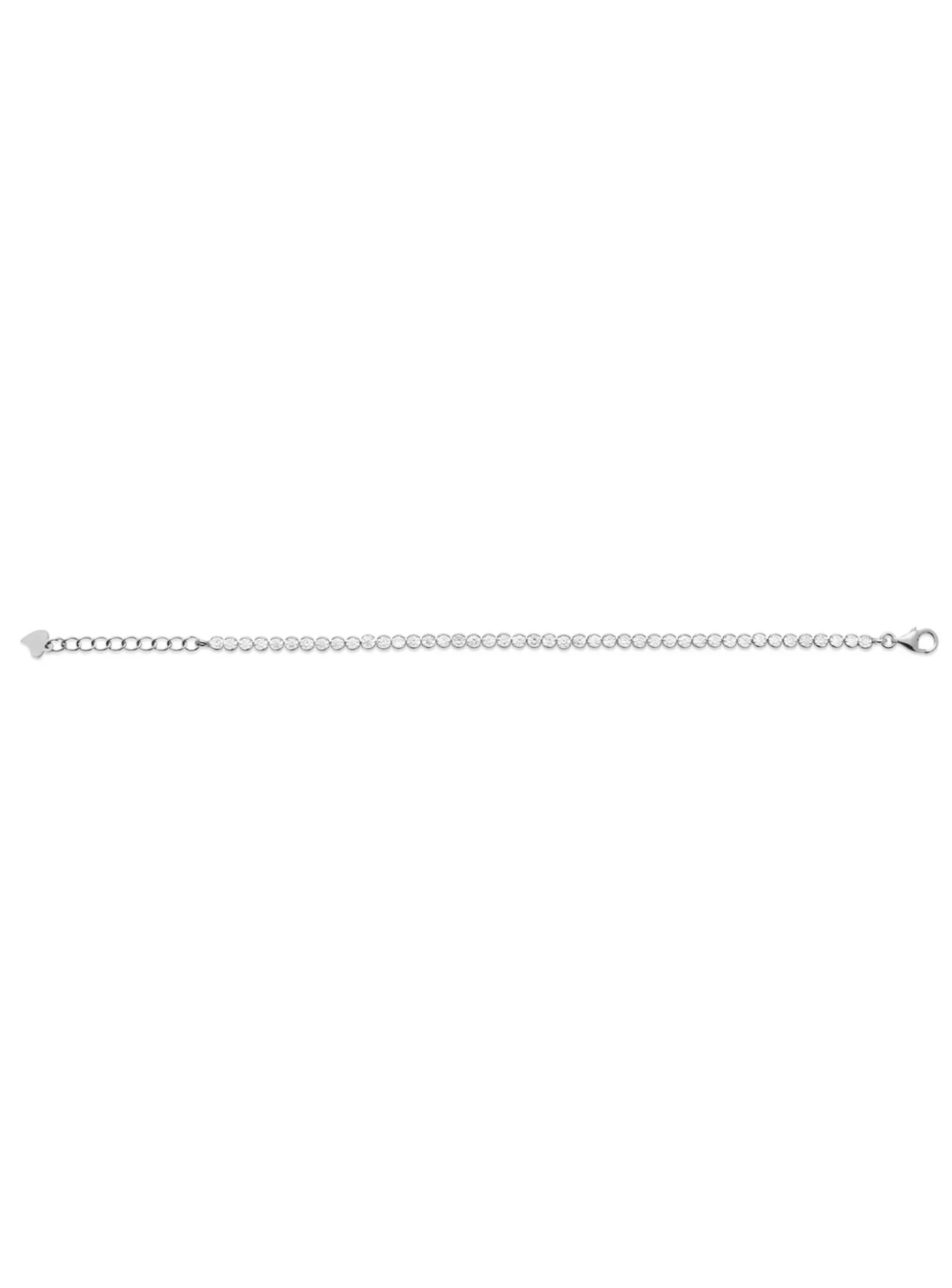 BRACELET BRILLAXIS ARGENT RHODIE_x005f_x000D_Oxydes de zirconium