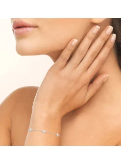 Bracelet Brillaxis argent rhodié soleil