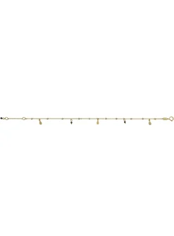 Bracelet Brillaxis boules diamantées_x005f_x000D_pampilles oxydes noirs