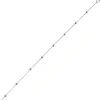 Bracelet Brillaxis chaine/perles or blanc 18 carats