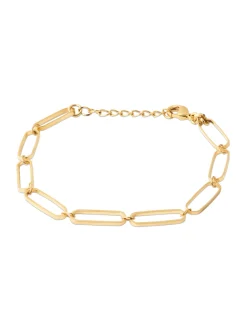 Bracelet Brillaxis chaîne plaqué or