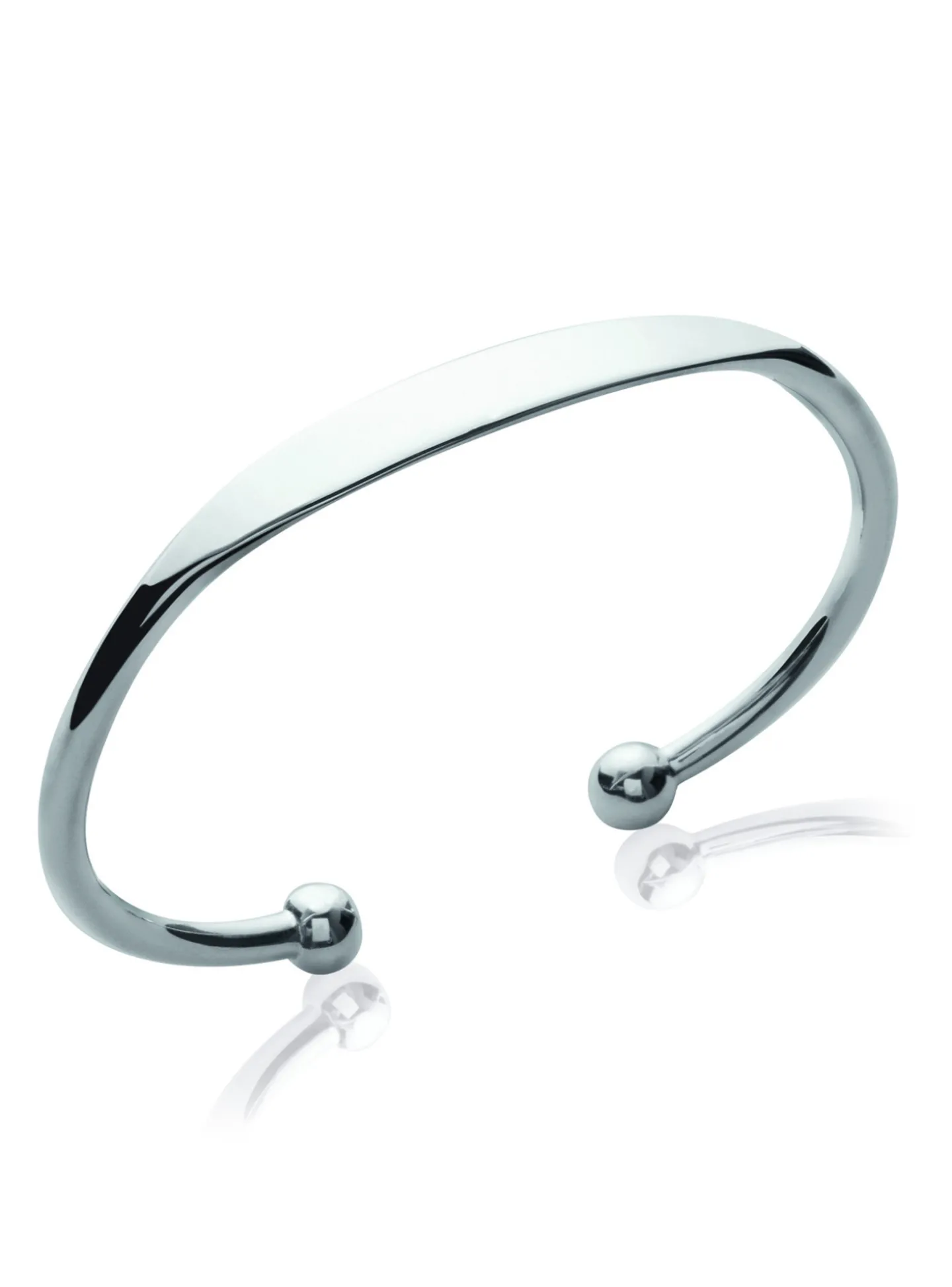 Bracelet Brillaxis jonc esclave argent