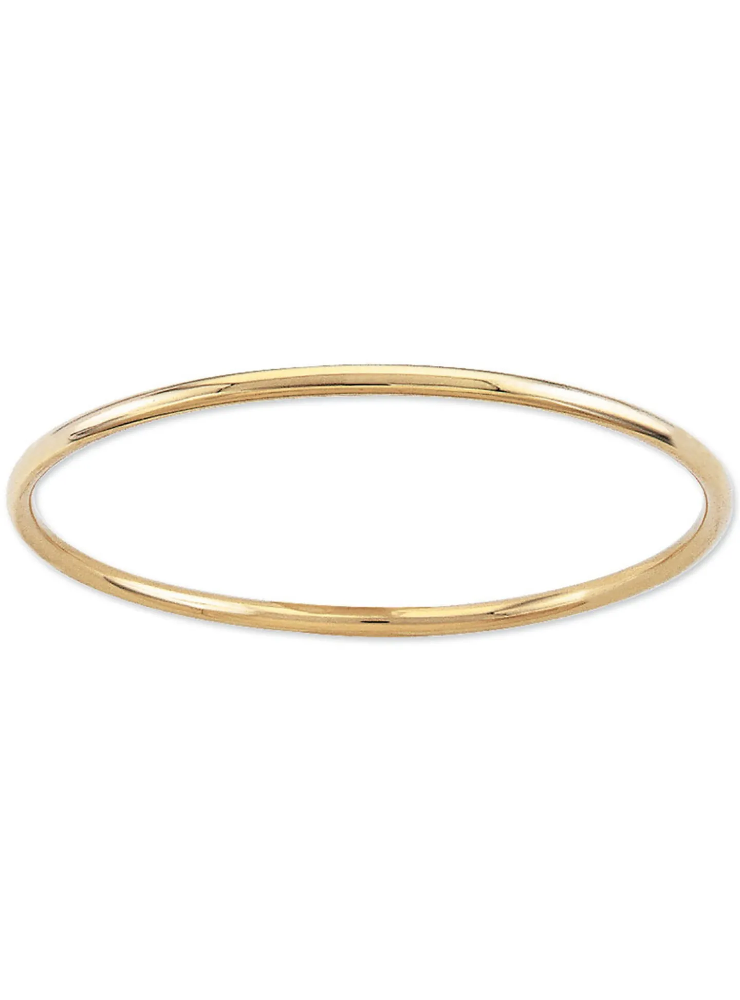 Bracelet Brillaxis jonc fil rond or jaune 18 carats