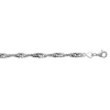 Bracelet Brillaxis maille singapour 18 cm