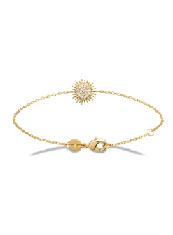 Bracelet Brillaxis motif solaire empierré 18cm