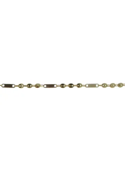 Bracelet Brillaxis motif plaque et grain de café