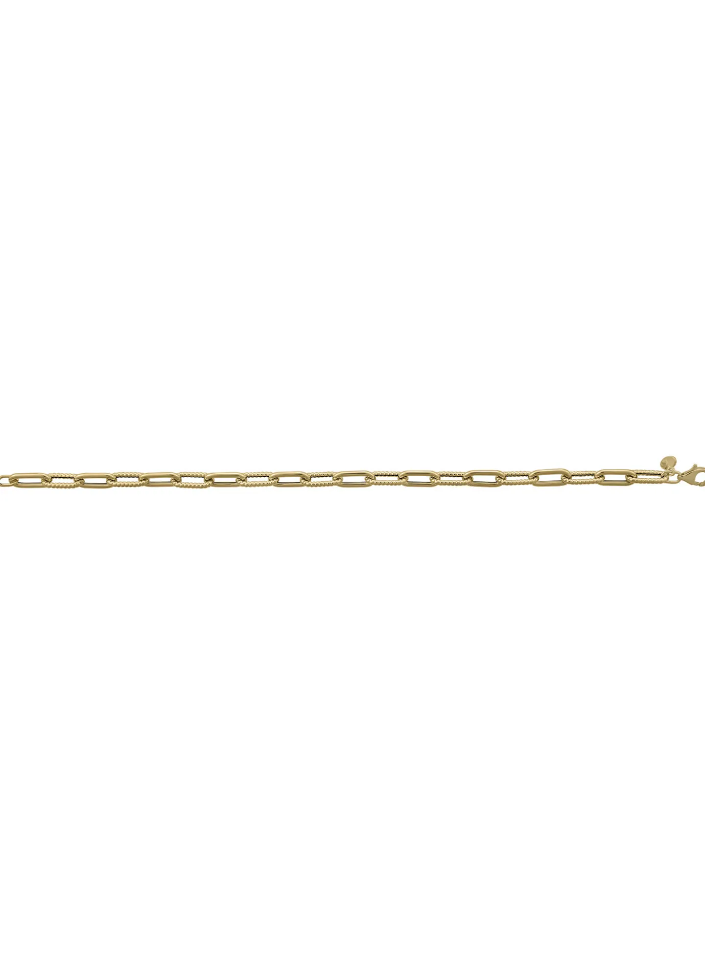 Bracelet Brillaxis or 18 carats maille forçat long