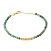 Bracelet Brillaxis perles rubis zoisite 18cm