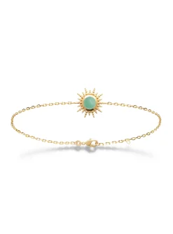 Bracelet Brillaxis plaqué or soleil aventurine