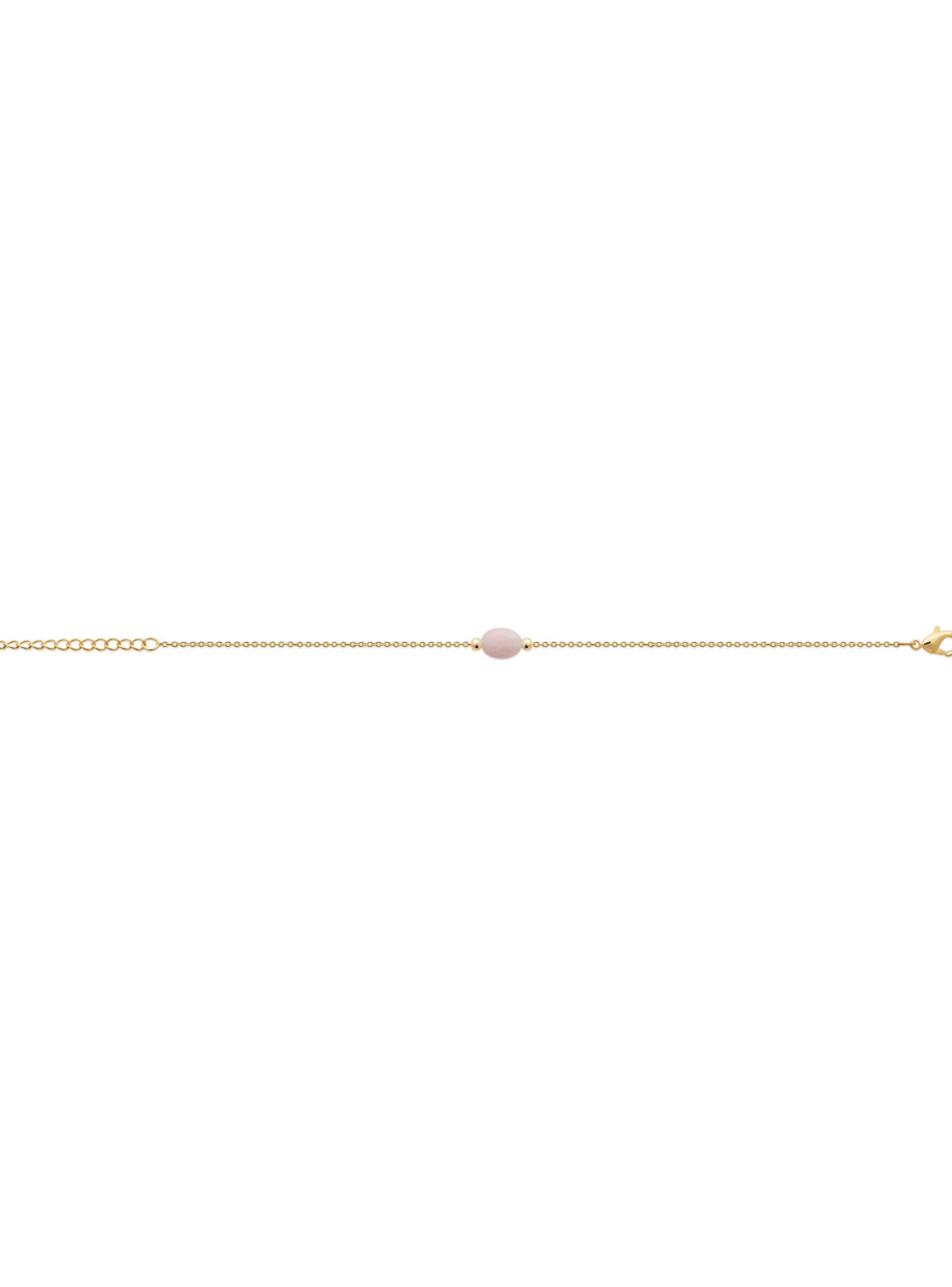 Bracelet Brillaxis plaqué or quartz rose