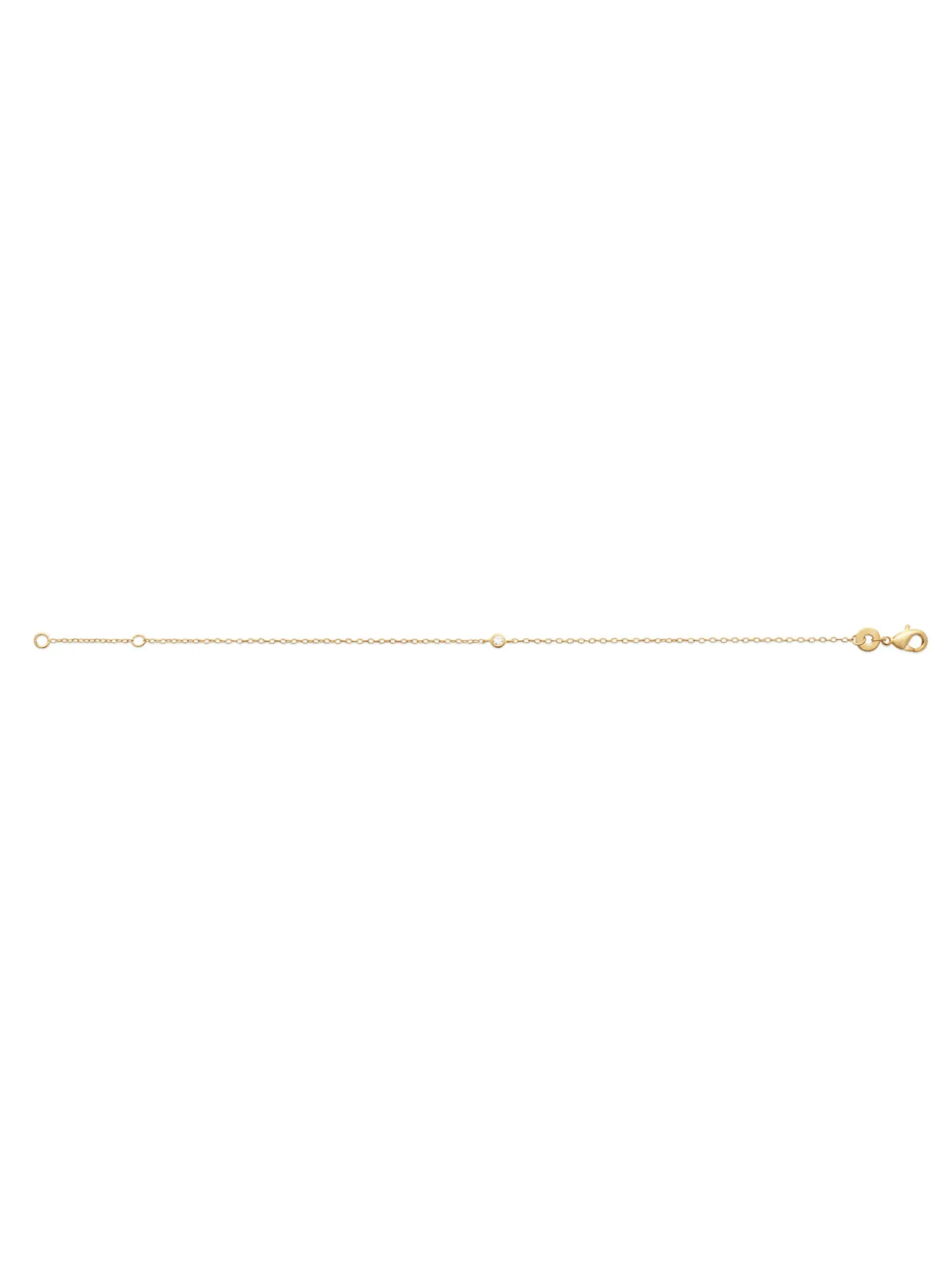 Bracelet Brillaxis plaqué or minimaliste