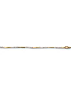 Bracelet Brillaxis semi rigide orné de pierres