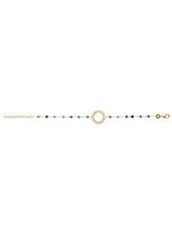 Bracelet Brillaxis soleil et rubis zoisite