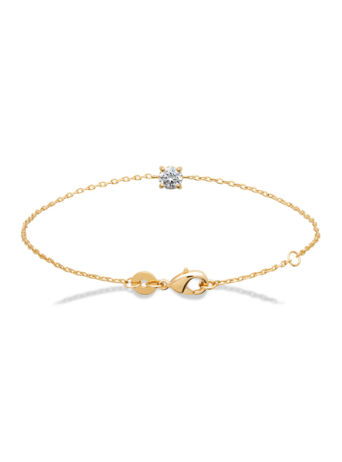 Bracelet Brillaxis solitaire oyde de zirconium 5 mm