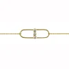 Bracelet Brillaxis trilogie oxydes de zirconium