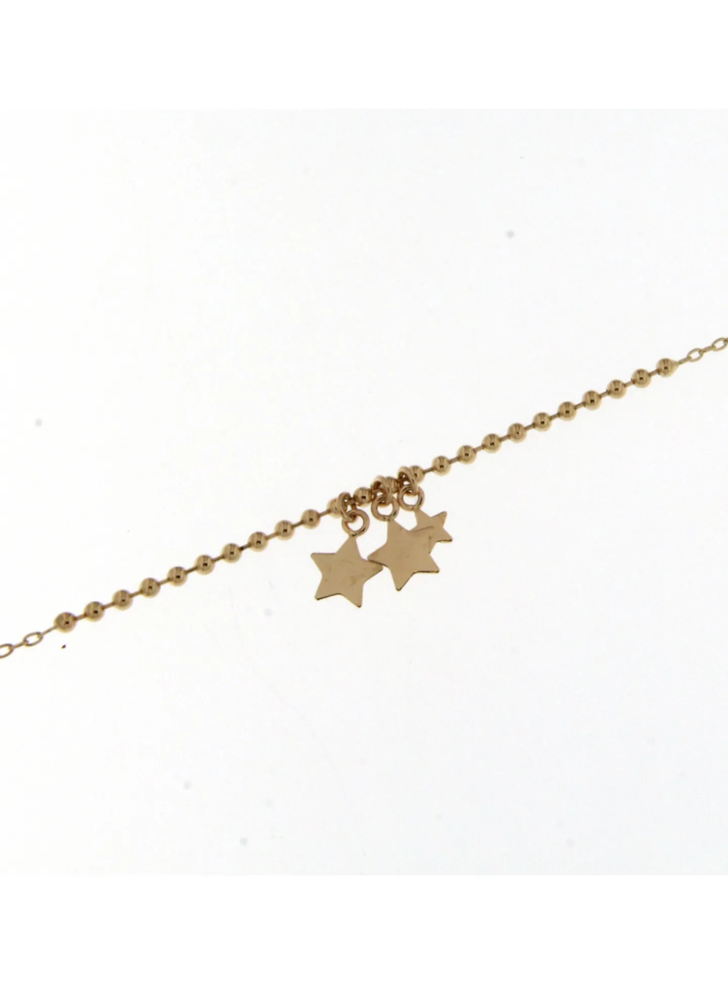 Bracelet Brillaxis trois pampilles étoiles or jaune
