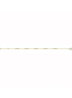 Bracelet Brillaxis tube carré et chaîne