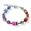 Bracelet Coeur de Lion GeoCube Rainbow multicolore