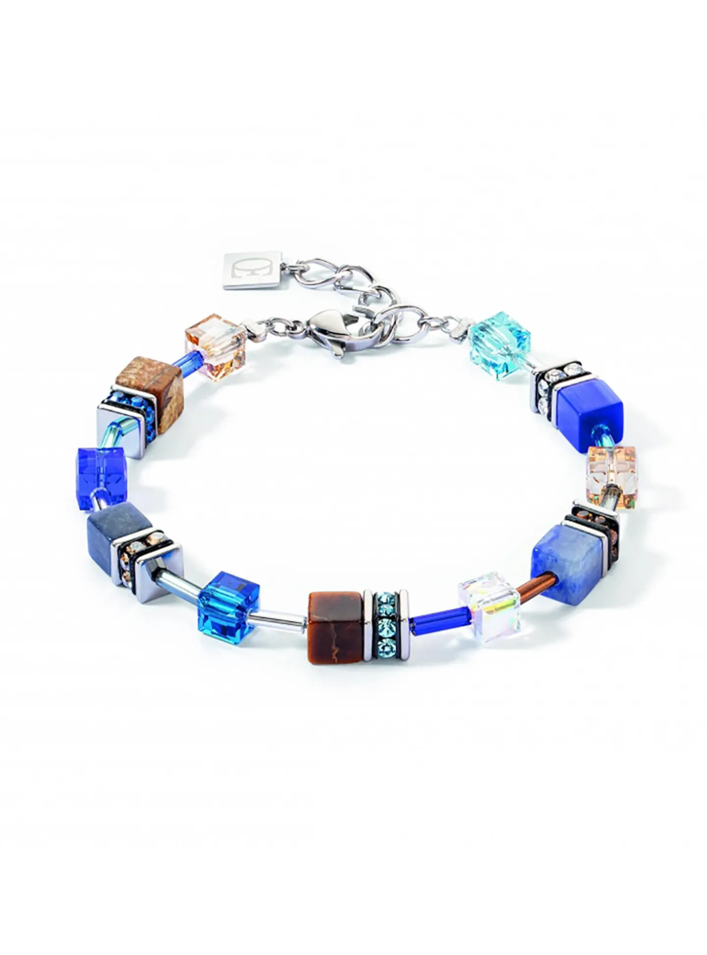 Bracelet Coeur de Lion Geocube Iconic Precious_x005f_x000D_bleu/brun nouveauté hiver 2024