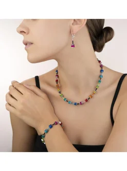 Bracelet Coeur de Lion Geocube classique polaris_x005f_x000D_strass multicolore