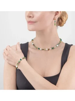Bracelet Coeur de Lion Geocube Iconic Precious vert