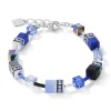 Bracelet Coeur de Lion GéoCube bleu cobalt