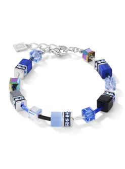 Bracelet Coeur de Lion GéoCube bleu cobalt