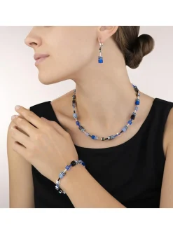 Bracelet Coeur de Lion GéoCube bleu cobalt