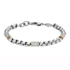 Bracelet Fossil All Stacked Up en acier inoxydable