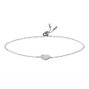 Bracelet Fossil Elliott coeur nacre bleue