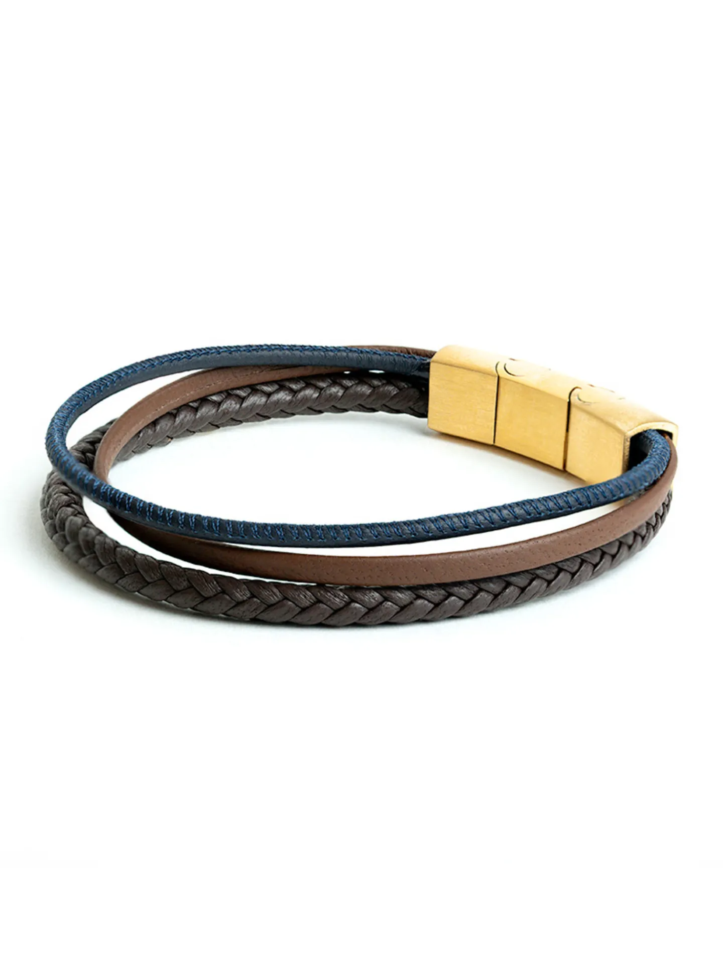 Bracelet Gemini Art marron